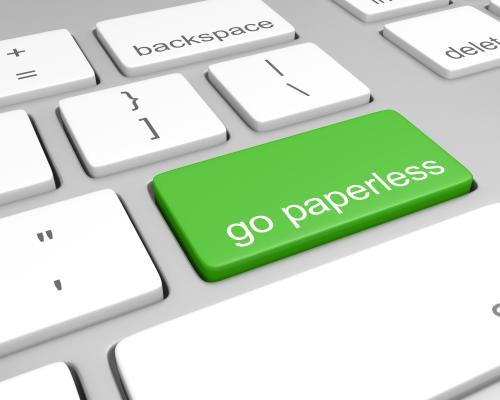 Customers reluctant to go paperless image